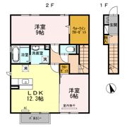 アヴァン ドゥースBの間取り画像