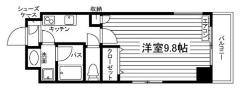 The MODERN 奉還町の間取り画像