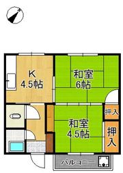 シャトー城野の間取り画像