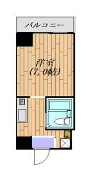 パレドール池袋 1101号室の間取り画像