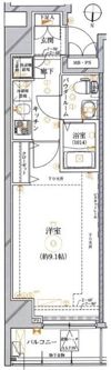 レアライズ錦糸町の間取り画像