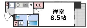 アーバンステージ安堂寺Ⅱの間取り画像