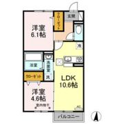 パークフラッツ多賀城の間取り画像