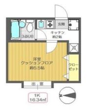 エスペランサ瑞江Bの間取り画像