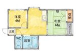 オペル2番館の間取り画像