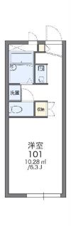 レオパレス金草沢の間取り画像