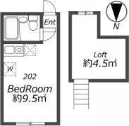 AP769 シャノアール明大前Bの間取り画像