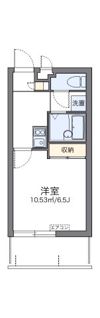 レオパレス久米Ⅱの間取り画像