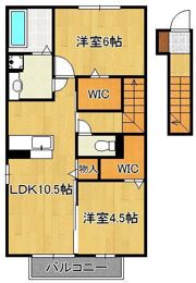 クレール本城IIの間取り画像