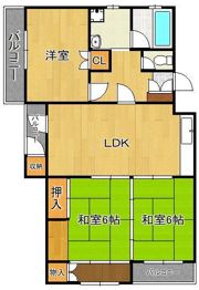 アンシャンテ八幡西の間取り画像