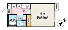 Oak川越新河岸の間取り画像