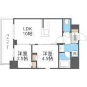 リヴェント難波ウエストの間取り画像