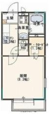 メゾンHANAMARU B棟の間取り画像
