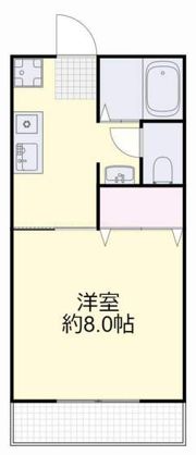 ウイング富田の間取り画像