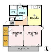 クレストヤマの間取り画像