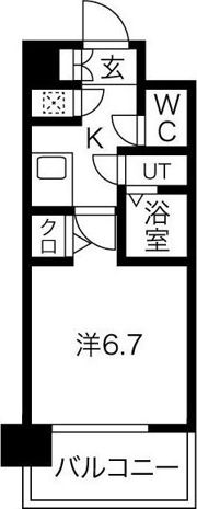 レジュールアッシュザ・パークフロントの間取り画像