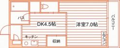 パーティアム津高の間取り画像