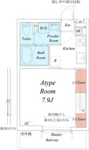 リブリ・Rosemaryの間取り画像