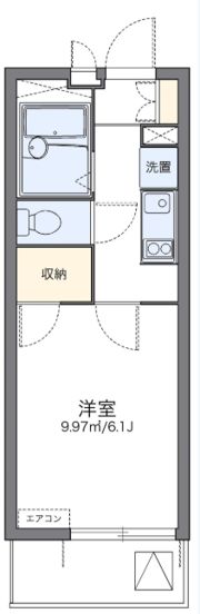 レオパレスノンノ ミーオの間取り画像