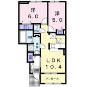 プティ・シャトーB棟の間取り画像