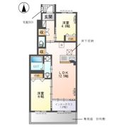 (仮称) 柏市若柴 新築アパートの間取り画像