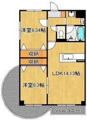 ニューガイア上石田の間取り画像
