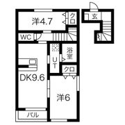 DEAR COURT Bの間取り画像