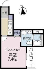 グランジュテ追浜パークテラスの間取り画像