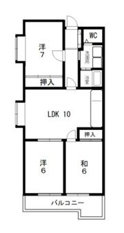 リビエール西坂の間取り画像