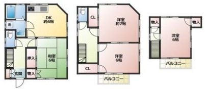 大井レントハウスの間取り画像