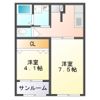 リヴィエールAの間取り画像