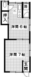 スズランハイツの間取り画像