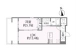 オーベル今里southの間取り画像