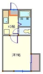 ホワイトキャッスル11番館の間取り画像