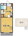 グランドール海老津駅前の間取り画像