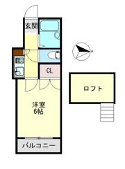 フェアリー大和町の間取り画像