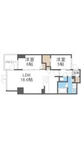 S-RESIDENCE谷町六丁目aloの間取り画像