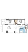 S-RESIDENCE谷町六丁目aloの間取り画像