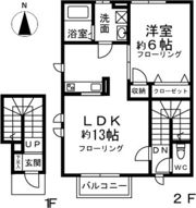 Maison MARUYAMADAIの間取り画像