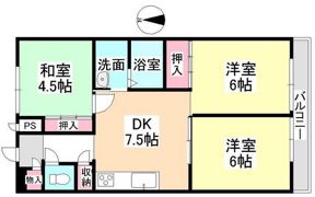 オルセーメゾン山川C棟の間取り画像