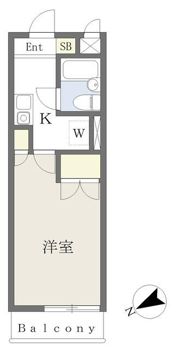 ハナレイ小田原の間取り画像