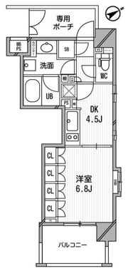 ライオンズシティ白金高輪の間取り画像