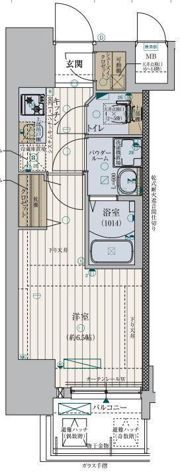 ファーストフィオーレ九条の間取り画像