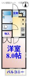 ベルエキップⅡの間取り画像