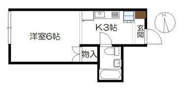 ハイツカリメラの間取り画像