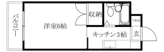 コーポヤマキ B棟の間取り画像