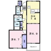 フロイライン アミィAの間取り画像