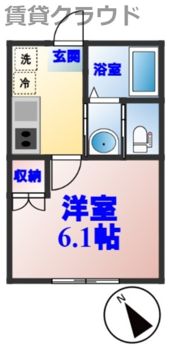 フォレストツインハウスⅡA棟の間取り画像