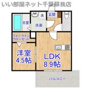 ジーメゾン千葉浜野ルミソラの間取り画像