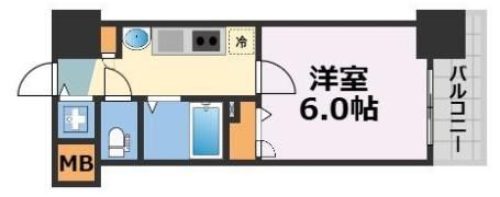 エスライズ梅田東の間取り画像
